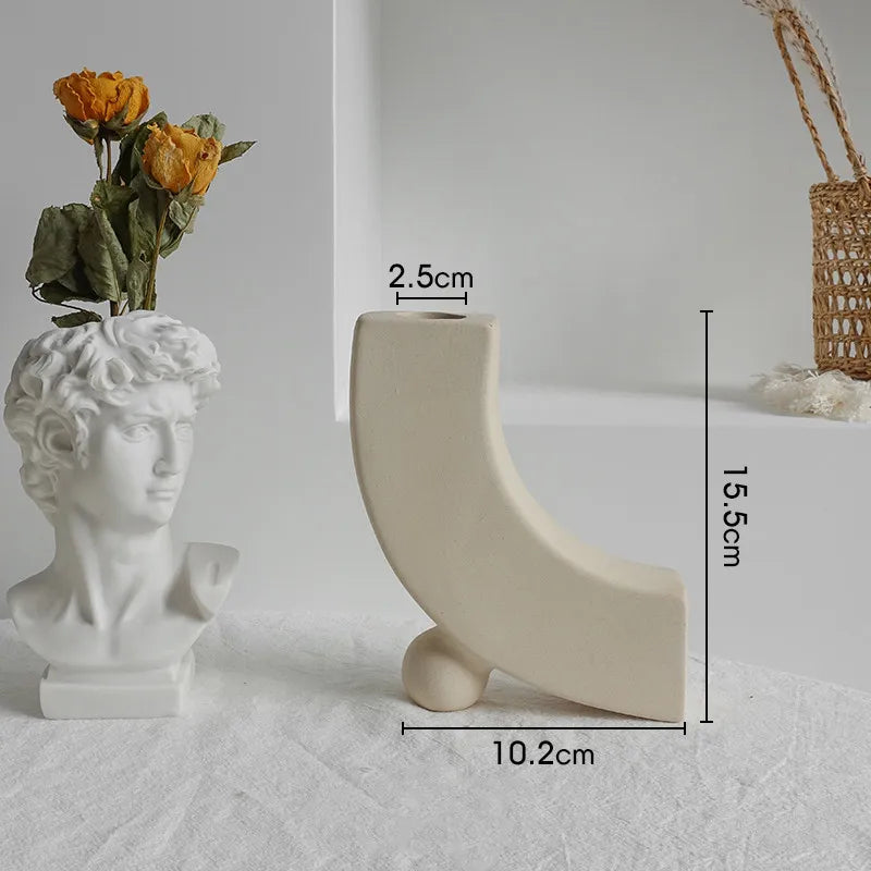 Ceramic Vase – Dry Flower Home Decor | Living Room Display