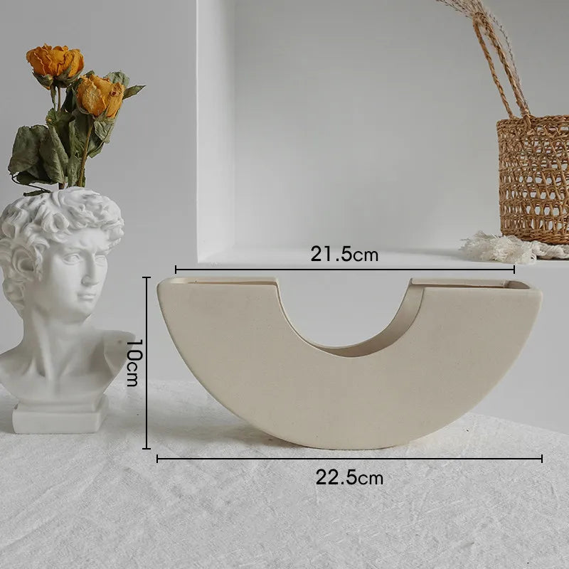 Ceramic Vase – Dry Flower Home Decor | Living Room Display