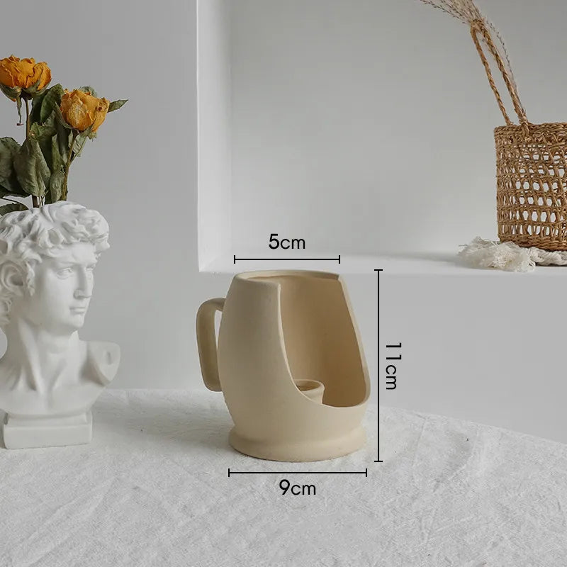 Ceramic Vase – Dry Flower Home Decor | Living Room Display
