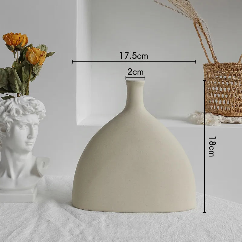 Ceramic Vase – Dry Flower Home Decor | Living Room Display