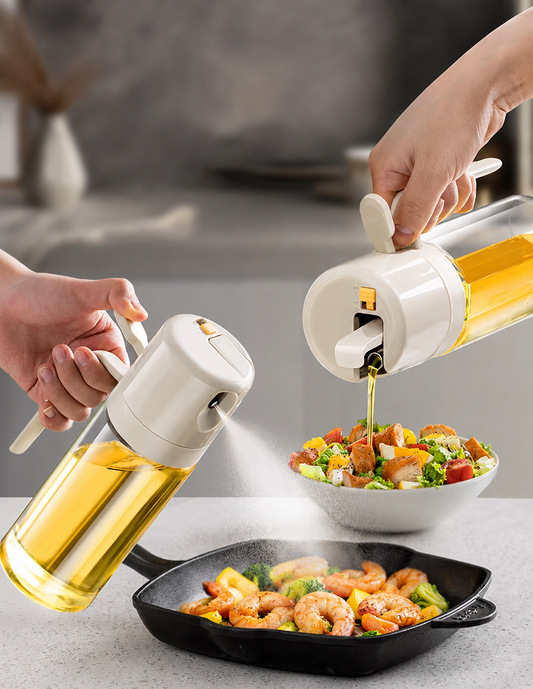 2-in-1 Oil Dispenser & Sprayer (550ml / 19oz)